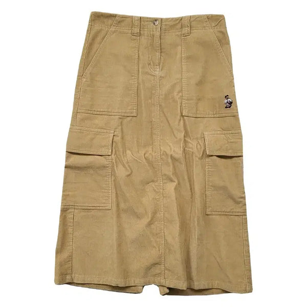 [BUNJANG] Teenie Weenie Khaki Cargo Skirt / 티니위니 카키 카고 스커트 95(79cm)