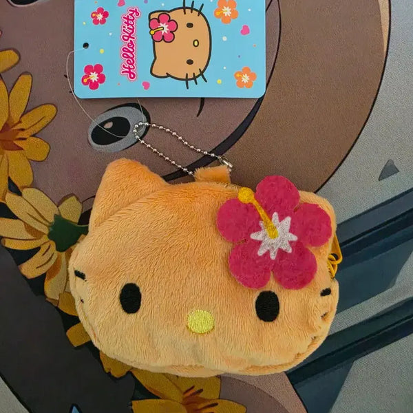[BUNJANG] Hello Kitty Tanning Kitty Mini Pouch / (정품)헬로키티 태닝키티 이어폰 동전지갑 미니 파우치