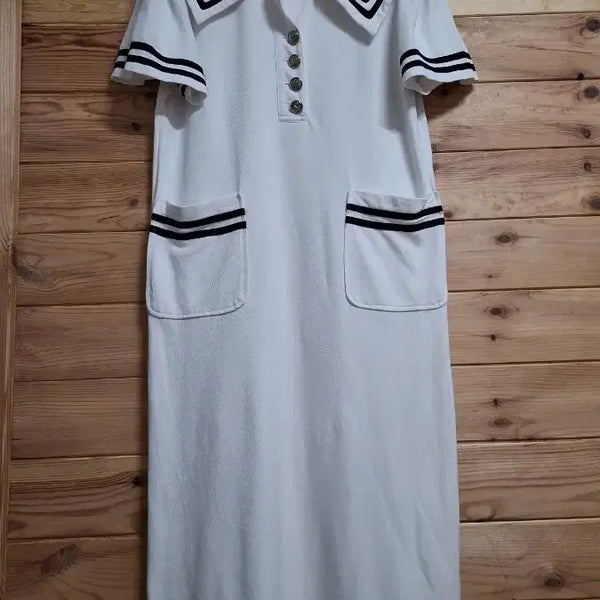 [BUNJANG] JULL LOG Big Collar Long Dress White / JULL LOG 빅카라 롱 원피스
