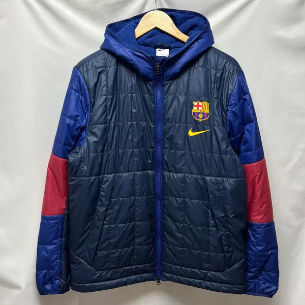 [BUNJANG] Nike Barcelona Synthetic Fill Quilted Navy Jacket / [정품/100] 나이키 바르셀로나 신세틱 필 누빔 네이비 자켓 점퍼