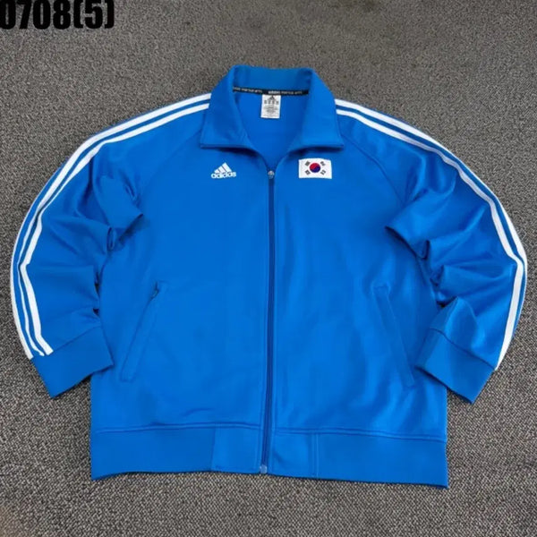 [BUNJANG] Adidas Track Top Korean Flag Patch XL / 아디다스 트랙탑 태극기 패치xl 0708
