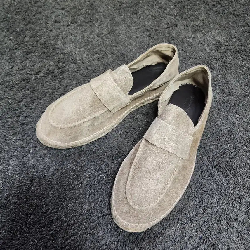 [BUNJANG] Massimo Dutti Split Suede Espadrilles / 마시모두띠 스플릿 스웨이드 에스파드리유    275