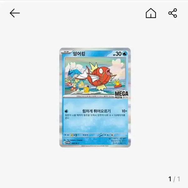 [BUNJANG] Gyarados Promo Sealed / 잉어킹 프로모 미개봉