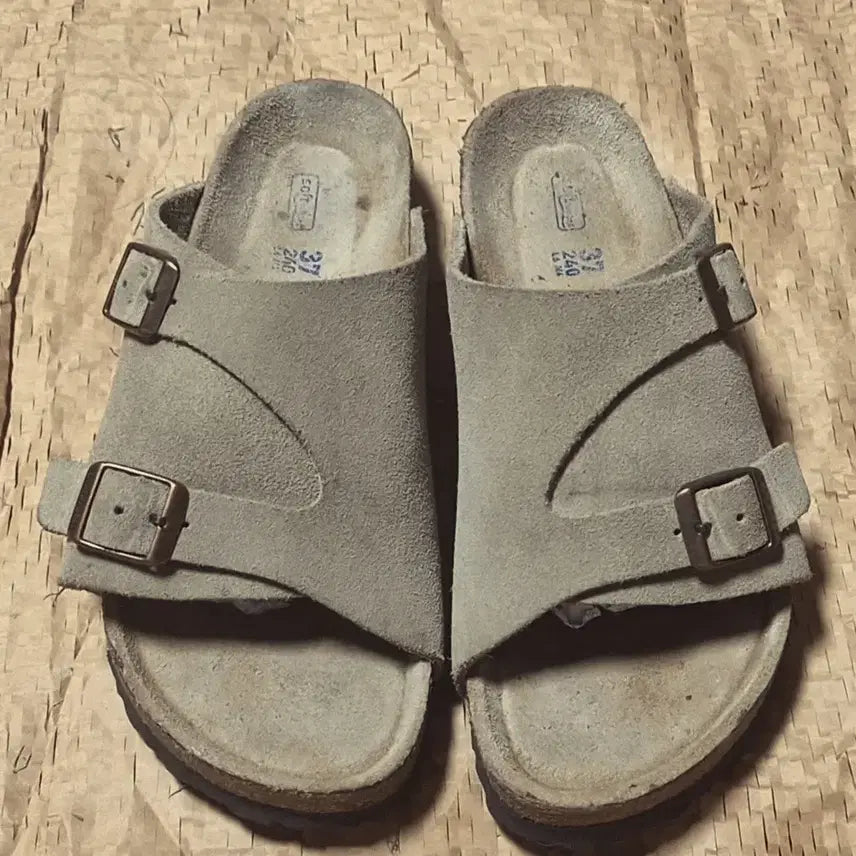 [BUNJANG] Birkenstock Zurich Suede Slippers / 버켄스탁 정품 취리히 스웨이드 슬리퍼 판매합니다