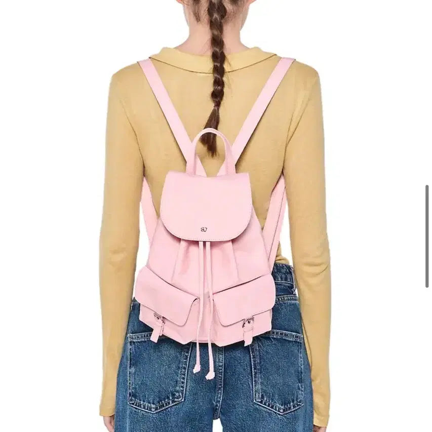 [BUNJANG] Standing Oil Baby Pink Backpack / [새상품] 스탠딩오일 베이비핑크 백팩