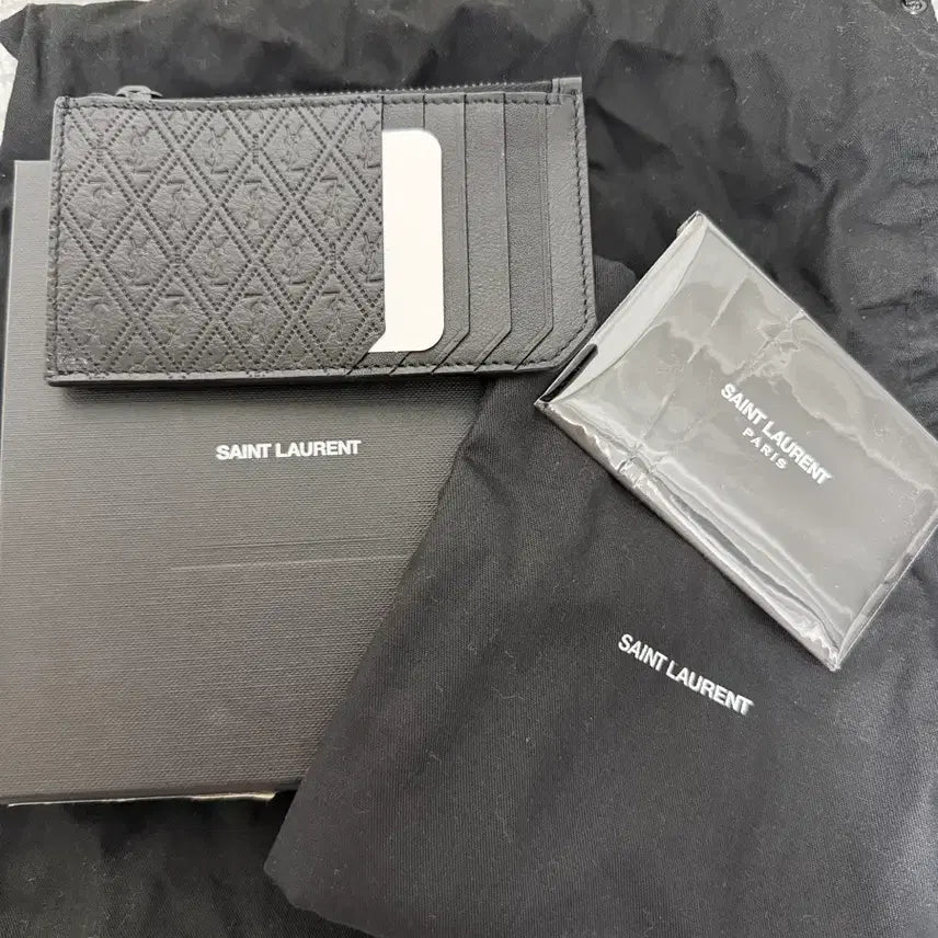 [BUNJANG] Saint Laurent Monogram Zipper Card Case / 가격내림 새상품 생로랑 모노그램 카드지갑 지퍼 카드케이스