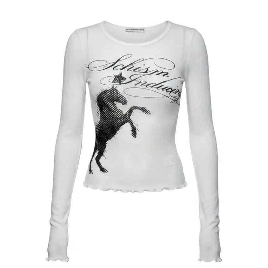 [BUNJANG] SKISM Inducing Flared Sleeve Top / 스키즘인듀싱 홀스 플레어드 슬리브 탑