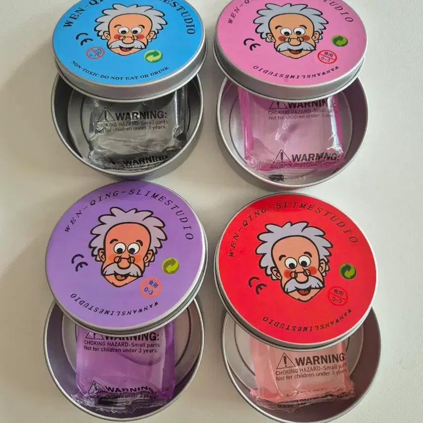 [BUNJANG] Dr. Putty Slime (Clear, Pink, Purple, Red) / 박사퍼티 슬라임 (투명,핑크,보라,레드)