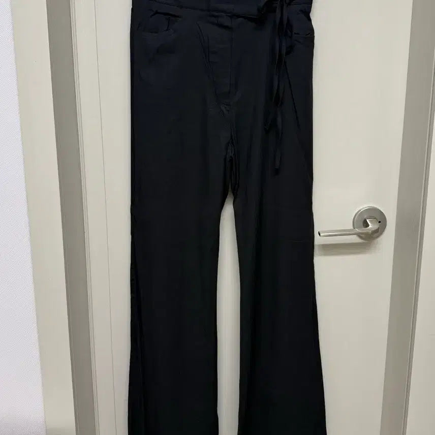 [BUNJANG] Linen Wrap Bootcut Split Pants M / 새상품)린넨 랩 부츠컷 트임 팬츠 M