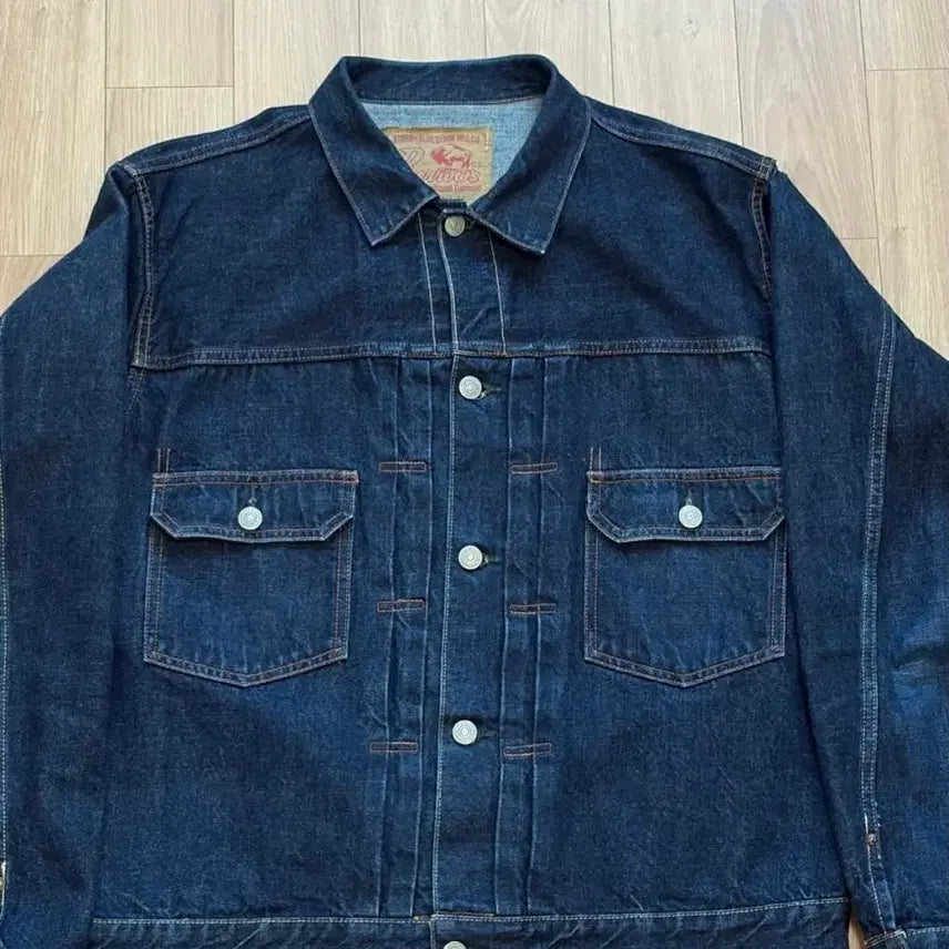 [BUNJANG] Pherrow's 407J Denim Jacket Size 44 / 페로우즈 407J 44사이즈