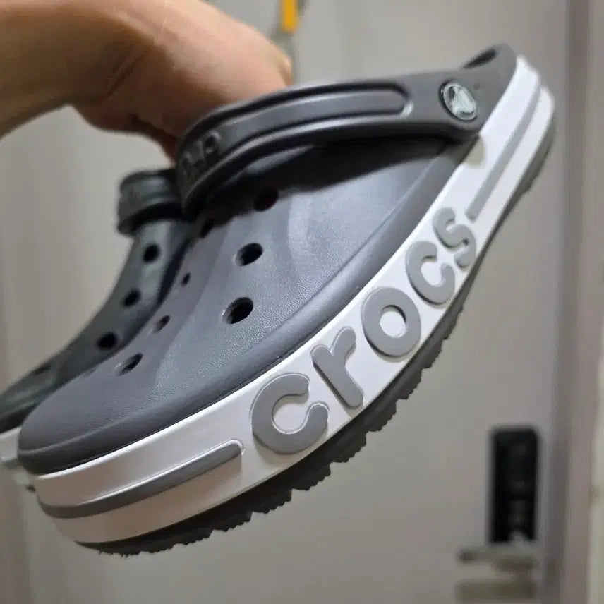 [BUNJANG] Crocs Baya Band Clog Grey US M7/W9 / 크록스바야 그레이260