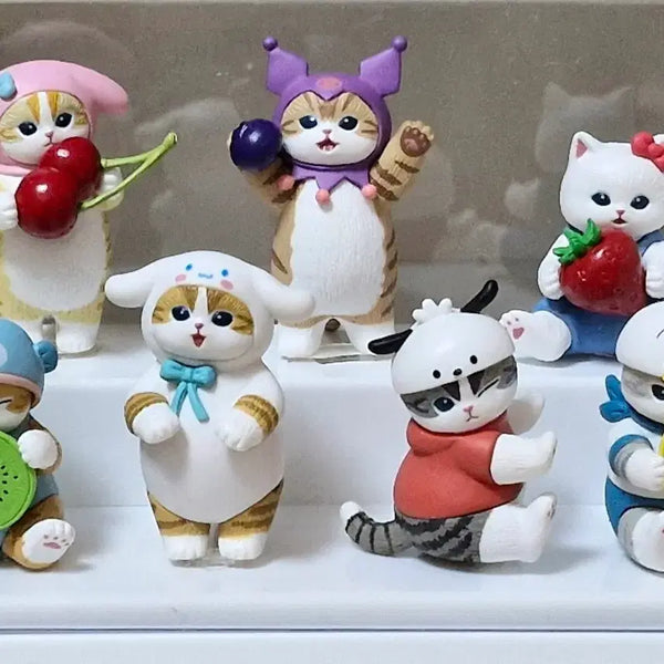[BUNJANG] Sanrio Morphsand Collaboration Gacha Figure 7-Piece Bundle Set / (일괄) 산리오 모프샌드 콜라보 가챠 피규어 7종