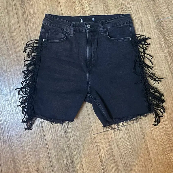 [BUNJANG] Zara Fringe Denim Shorts / 자라 프린지 데님 쇼츠