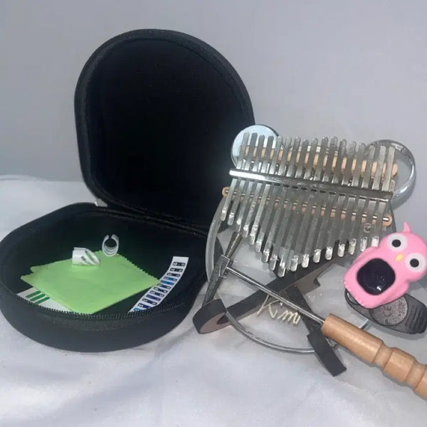 [BUNJANG] Transparent Bear Kalimba Full Set / 투명 곰돌이 칼림바 풀세트