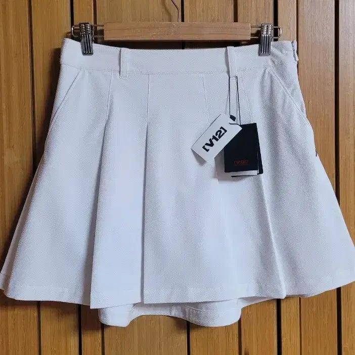 [BUNJANG] V12 Golf Pleated Skirt White 29 Inch / 브이트웰브(V12) 골프 플리츠 스커트 29인치 (새상품)