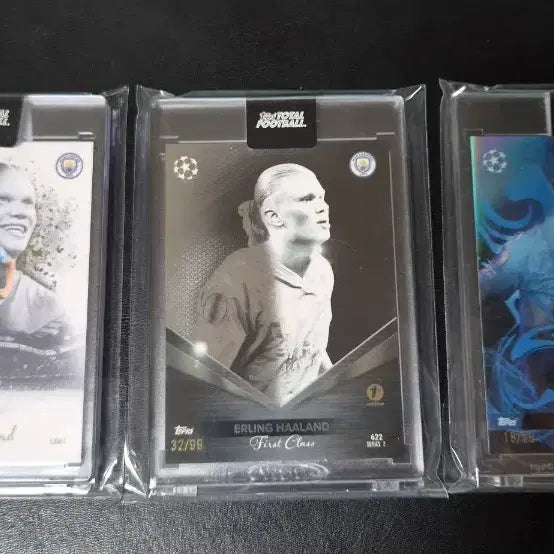 [BUNJANG] Topps Total Football Sports Cards Haaland Norway 3-Card Bundle Set / 스포츠카드 탑스 토탈 풋볼 노르웨이 홀란드 3종 일괄
