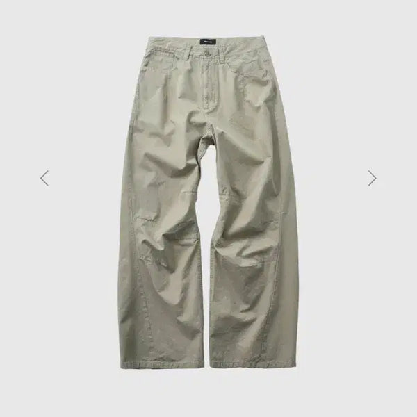 [BUNJANG] 999 Humanity Av Pleats Pants Washed Sage Green / [3] 999휴머니티 av pleats pants 워시드 세이지 그린