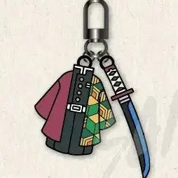[BUNJANG] Demon Slayer: Kimetsu no Yaiba Giyu Tomioka Acrylic Keychain, Stand, and Photocard Set / 귀멸의 칼날 귀칼 홍대 팝업 기유 일륜도 키링 아크릴 블록 포토 카드