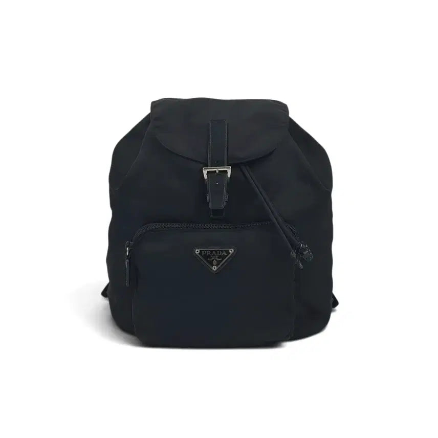 [BUNJANG] Prada Re-Nylon One-Pocket Black Backpack (B4650F) / 프라다 리나일론 원포켓 블랙 백팩 B4650F