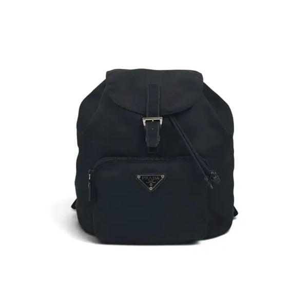 [BUNJANG] Prada Re-Nylon One-Pocket Black Backpack (B4650F) / 프라다 리나일론 원포켓 블랙 백팩 B4650F