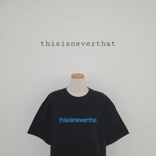 [BUNJANG] Thisisneverthat Black Big Logo Short Sleeve T-Shirt / 세일)No.26070701 디스이즈네버댓 반팔티 블랙