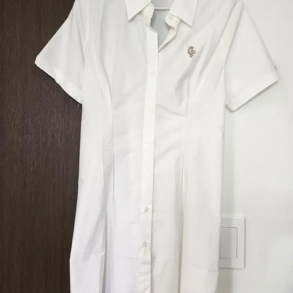 [BUNJANG] Fancy Club White One-Piece Dress / 팬시클럽 화이트원핏.
