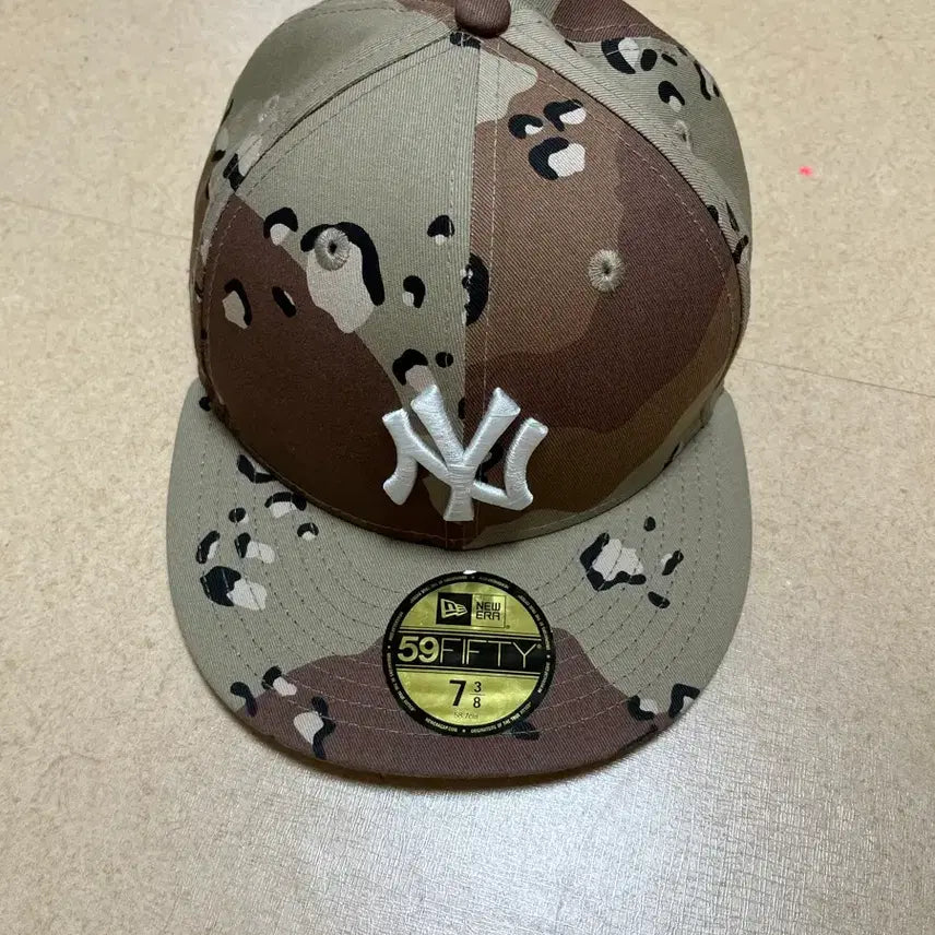 [BUNJANG] New Era 59FIFTY New York Yankees Camo Hat 7 3/8 / 뉴에라 59FIFTY 뉴욕 양키스 카모 모자 7 3/8