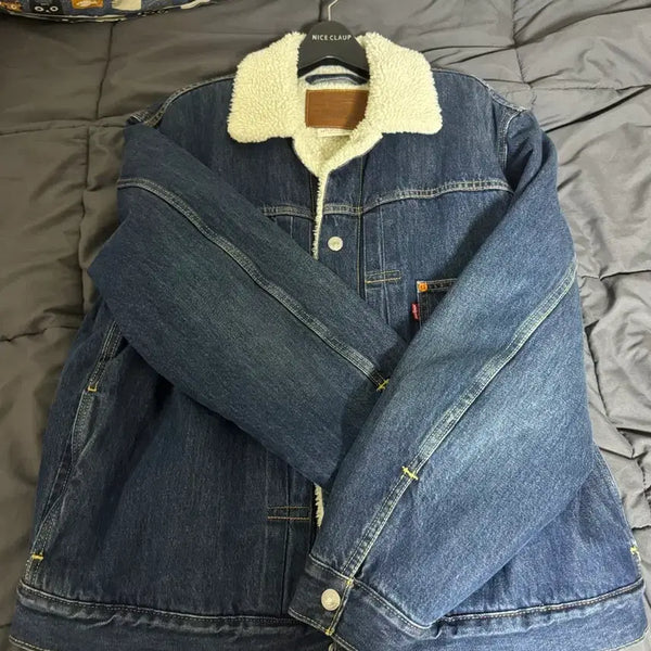 [BUNJANG] Levi's Sherpa Lined Denim Jacket / 리바이스 쉐르파 청자켓 L