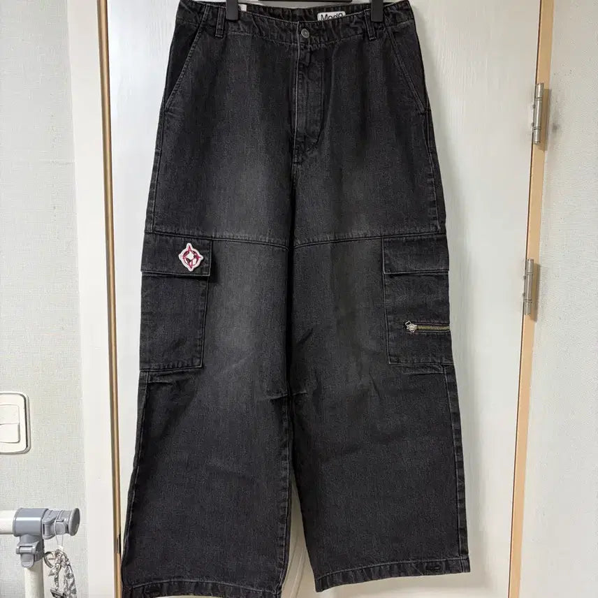 [BUNJANG] Modena Caesar Suit Denim Cargo Pants / 모드나인 caesar suit 32