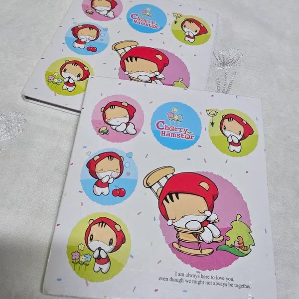[BUNJANG] Cherry Hamster Hardcover Diary Notebook / 체리햄스터 양장 다이어리 노트 일기 수첩 메모 고전문구 지류 다꾸