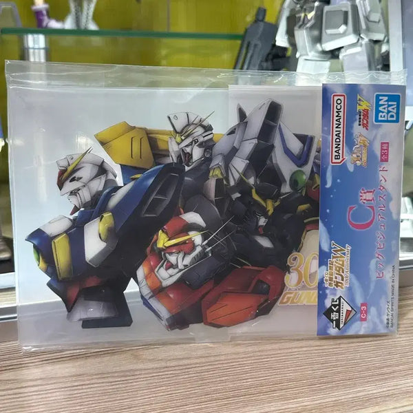 [BUNJANG] Gundam Wing W Ichiban Kuji C Prize Acrylic Big Visual Stand / 건담윙 W 제일복권 C상 아크릴 빅비쥬얼스탠드