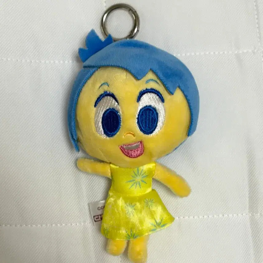 [BUNJANG] Disney Pixar Inside Out Joy Mini Plush Keychain / (정품)디즈니 픽사 인사이드 아웃 조이[기쁨이] 미니 봉제 인형 키링