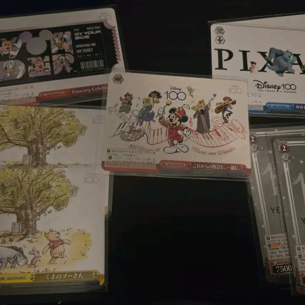 [BUNJANG] Disney 100th Anniversary Pixar, Mickey, Pooh Character Cards / 디즈니 100주년 카드 픽사/미키/푸우