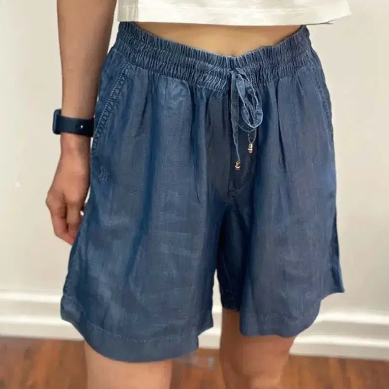 [BUNJANG] Tommy Hilfiger Denim Lyocell Shorts / 타미힐피거 데님 리오셀 반바지