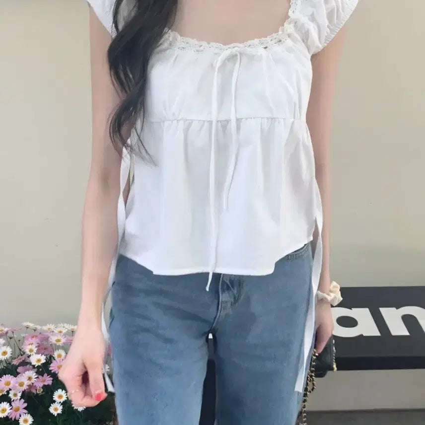 [BUNJANG] Sureum Lace Blouse / 수름 레이스 블라우스