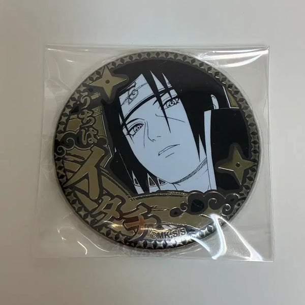 [BUNJANG] NARUTO Uchiha Itachi Golden Original Art Can Badge / NARUTO 나루토 점프샵 우치하 이타치 골든 원화 캔뱃지