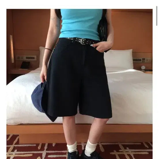 [BUNJANG] Carpenter Denim Bermuda Shorts - Medium / (새상품)카펜더 데님 버뮤다 팬츠 M