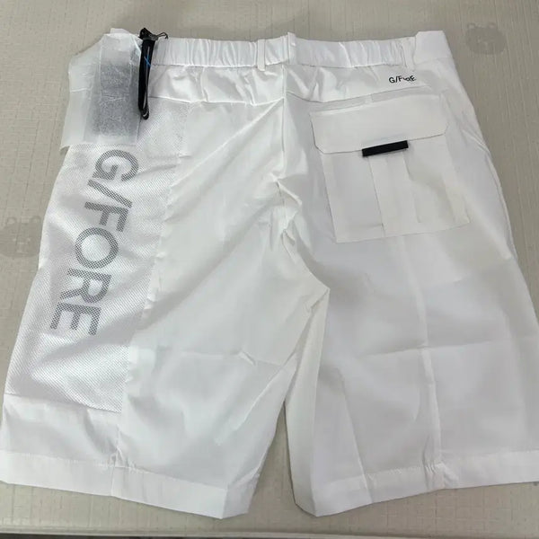 [BUNJANG] Men's Golf Shorts White XL / 남성 골프 반바지 화이트