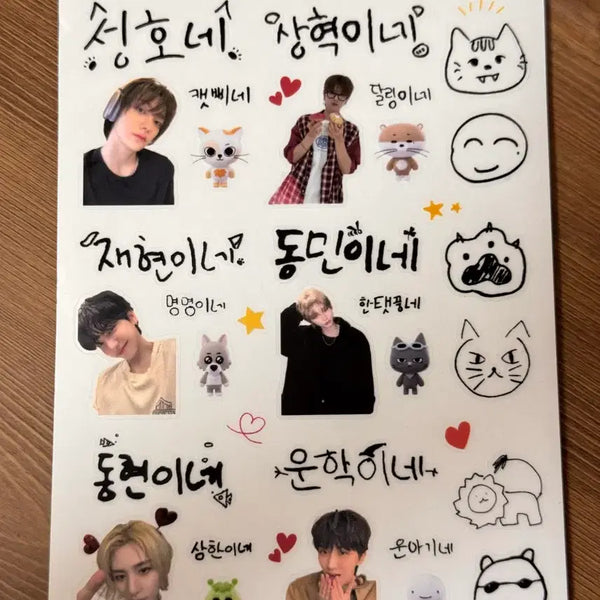 [BUNJANG] BOYNEXTDOOR Lightstick Deco Sticker Set / 보넥도 응원봉 꾸미기 스티커