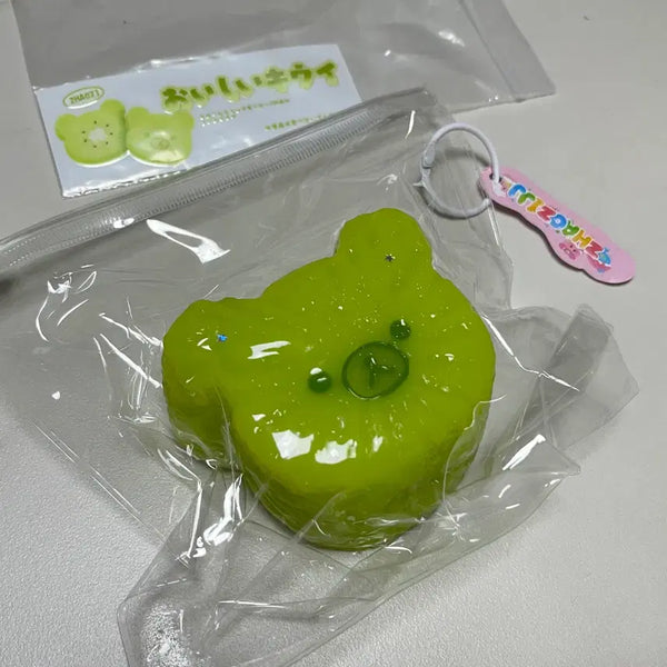 [BUNJANG] Pompushop Kiwi Rilakkuma Squishy Plush Toy / 폼푸샵 키위 리락쿠마 말랑이 새상품