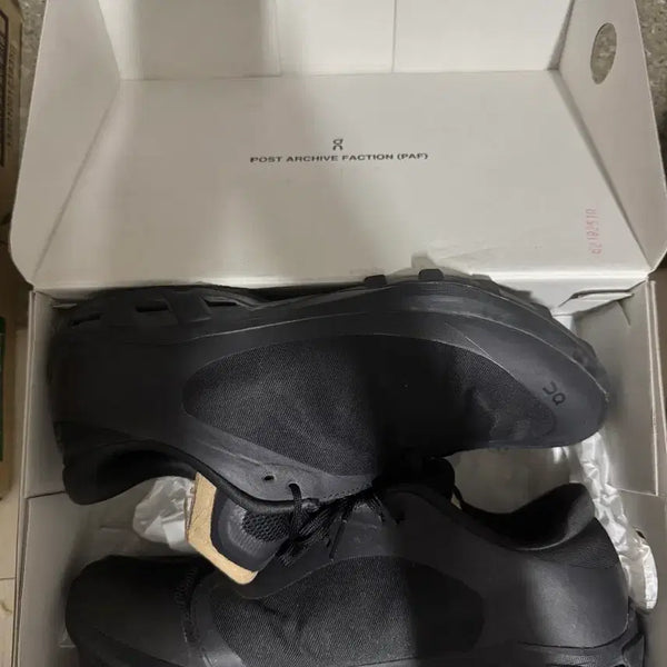 [BUNJANG] Onrunning x Post Archive Faction Cloudventure Peak Black 270 / 온러닝 x 포스트 아카이브 팩션(파프) 클라우드벤쳐피크 블랙 270