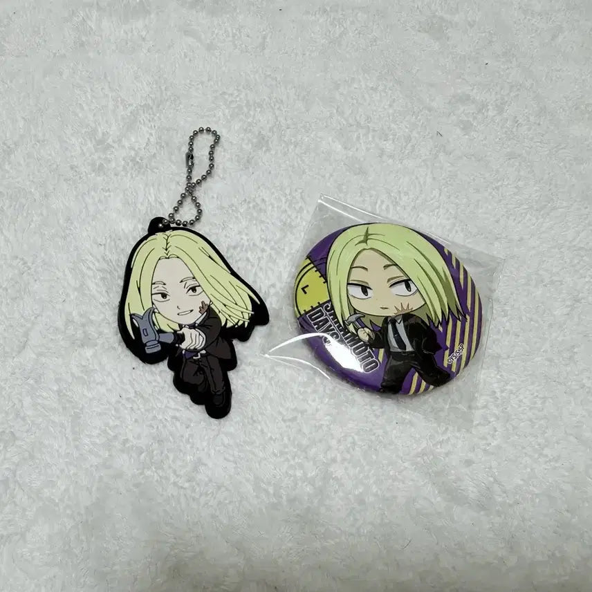 [BUNJANG] Sakamoto Days Shishiba Gacha Keyring & Can Badge Bundle Set / 사카모토 데이즈 시시바 가챠 키링, 캔뱃지 일괄판매