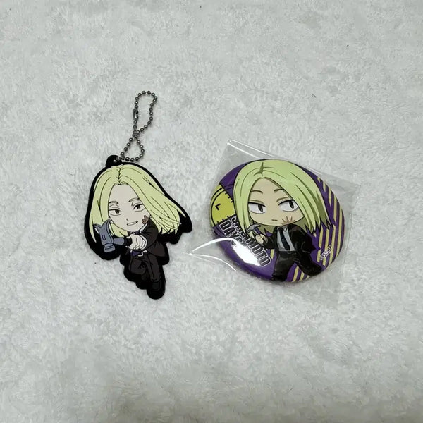 [BUNJANG] Sakamoto Days Shishiba Gacha Keyring & Can Badge Bundle Set / 사카모토 데이즈 시시바 가챠 키링, 캔뱃지 일괄판매