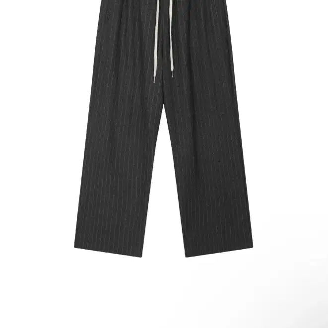 [BUNJANG] Onese Wool Stripe Pants Charcoal / [택포/판매] onese 울 스트라이츠 팬츠 차콜 판매