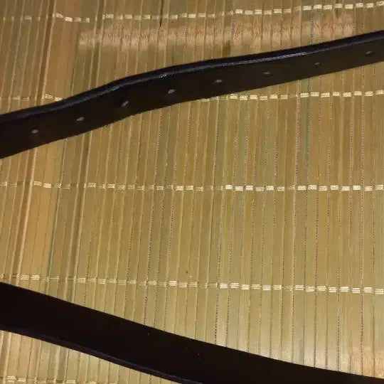 [BUNJANG] Genuine Leather Belt (Medium) - Black / 가죽 벨트중고,쓸만한것 새것 통가죽스타일자동하나더같이보내드림.허리M이하
