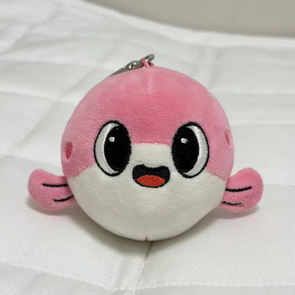 [BUNJANG] Bogo Bogo Genuine Pufferfish Mini Plush Keychain (Pink) / 보구보구(Bogo Bogo) 정품 복어 미니 인형 키링 (핑크)
