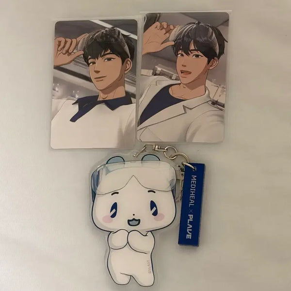 [BUNJANG] PLAVE Medihair Yejun, Hamin Photocard & Mye-mu Mirror Bundle Set / 플레이브 메디힐 예준,하민 포토카드&몌무 거울 일괄 판매 합니다.