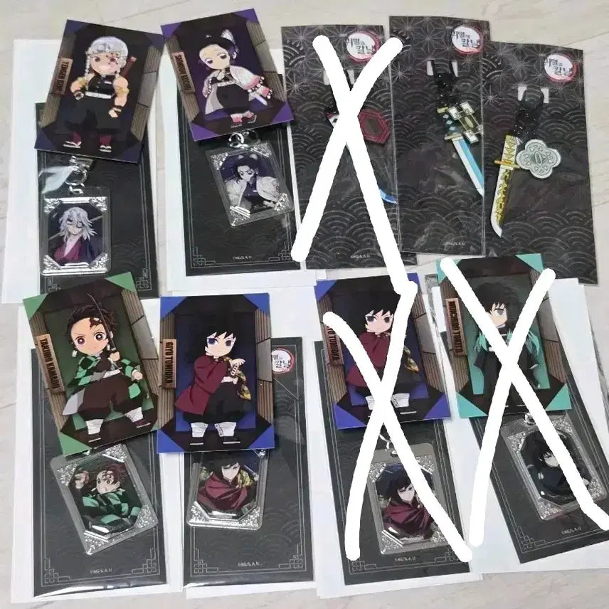 [BUNJANG] Demon Slayer CGV Megabox Sunwheel Knife Keychain / 귀칼 귀멸의 칼날 CGV 키링 메가박스 일륜도 키링 팝업