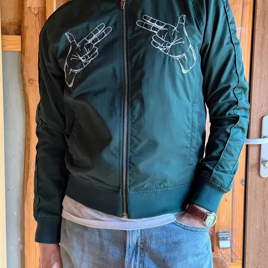 [BUNJANG] Kaiakman All-Embroidery Blouson / 카이아크만 이것이 모두자수? 블루종
