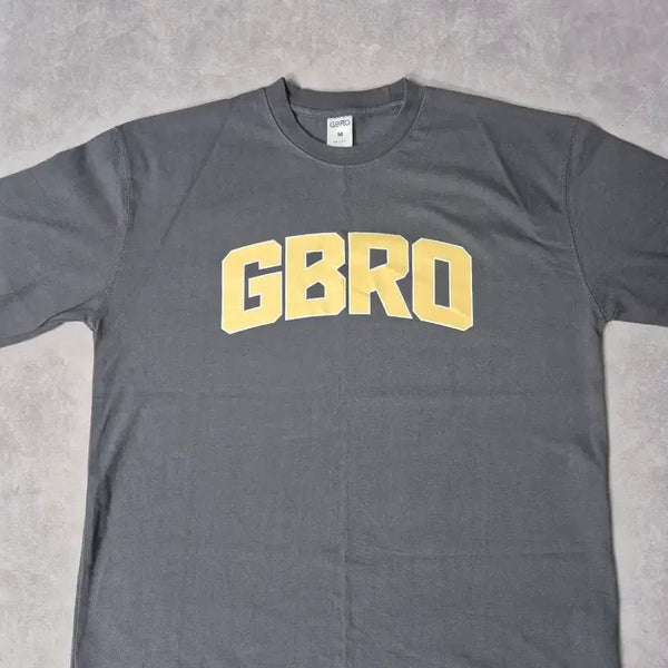 [BUNJANG] JimBro Oversized Round Neck T-Shirt (Dark Grey) / 짐브로 반팔